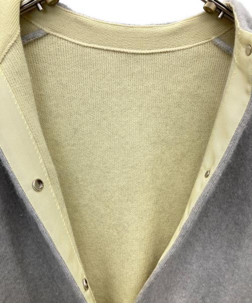 ELENDEEK（エレンディーク）ELENDEEK (エレンディーク) CN RACCOON MIX WCDノーカラージャケット グレー サイズ:SIZE Mの古着・服飾アイテム