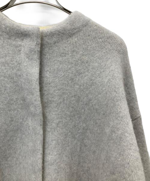 ELENDEEK（エレンディーク）ELENDEEK (エレンディーク) CN RACCOON MIX WCDノーカラージャケット グレー サイズ:SIZE Mの古着・服飾アイテム