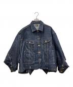 LEE×beautiful peopleリー×ビューティフルピープル）の古着「double-end denim riders Jacket」｜インディゴ