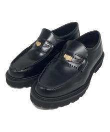 Caminando×BEAUTY&YOUTH（カミナンド×ビューティーアンドユース）の古着「別注コインローファー」｜ブラック