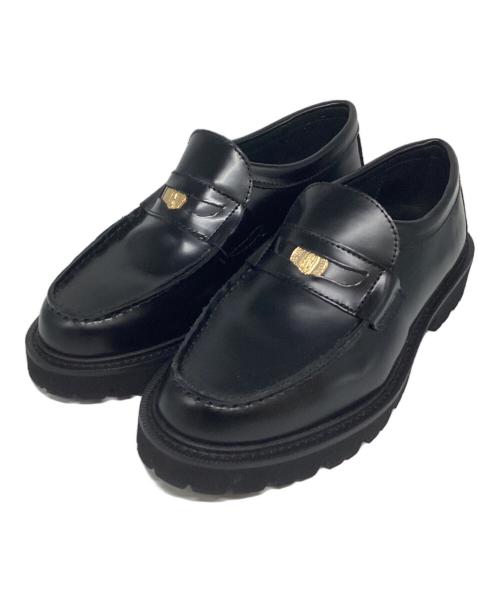 Caminando（カミナンド）Caminando (カミナンド) BEAUTY&YOUTH (ビューティーアンドユース) 別注コインローファー ブラック サイズ:6の古着・服飾アイテム