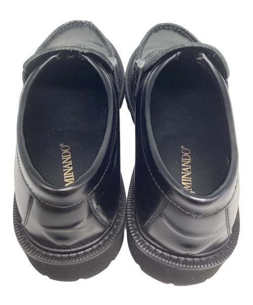 Caminando（カミナンド）Caminando (カミナンド) BEAUTY&YOUTH (ビューティーアンドユース) 別注コインローファー ブラック サイズ:6の古着・服飾アイテム