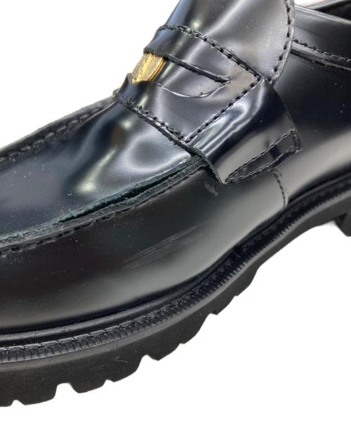 Caminando（カミナンド）Caminando (カミナンド) BEAUTY&YOUTH (ビューティーアンドユース) 別注コインローファー ブラック サイズ:6の古着・服飾アイテム