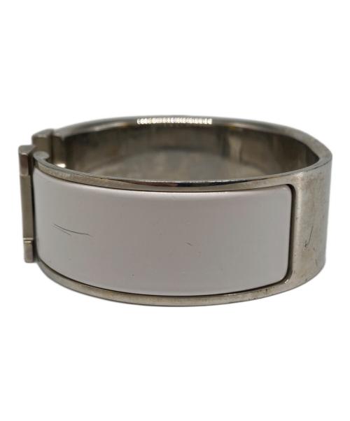 HERMES（エルメス）HERMES (エルメス) クリッククラックGM ホワイトの古着・服飾アイテム