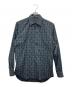 PRADA（プラダ）の古着「総柄L/Sシャツ」｜ネイビー