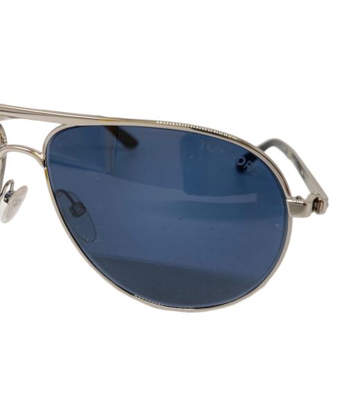 TOM FORD（トムフォード）TOM FORD (トムフォード) Marko ティアドロップサングラス シルバー×ブラック サイズ:58□13 140の古着・服飾アイテム