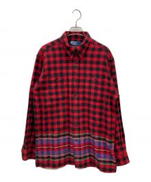 POLO RALPH LAUREN（ポロ・ラルフローレン）の古着「EMMONS WORK SHIRT」｜レッド