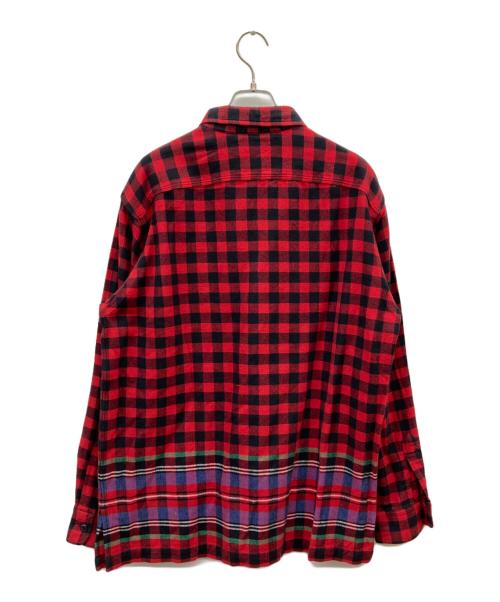 POLO RALPH LAUREN（ポロ・ラルフローレン）POLO RALPH LAUREN (ポロ・ラルフローレン) EMMONS WORK SHIRT レッド サイズ:Mの古着・服飾アイテム