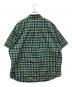 A BATHING APE (ア ベイシング エイプ) Mini Ape Head Check Loose Fit S/S Shirt グリーン サイズ:XL：7000円