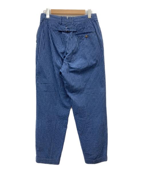 HAVERSACK（ハバーサック）HAVERSACK (ハバーサック) シンチバックシアサッカーパンツ ネイビー サイズ:Mの古着・服飾アイテム