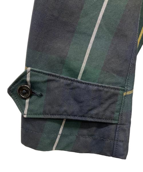 POLO RALPH LAUREN（ポロ・ラルフローレン）POLO RALPH LAUREN (ポロ・ラルフローレン) チェック柄ハンティングジャケット ネイビー×グリーン サイズ:sの古着・服飾アイテム