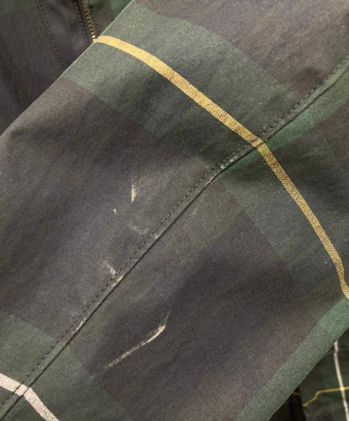 POLO RALPH LAUREN（ポロ・ラルフローレン）POLO RALPH LAUREN (ポロ・ラルフローレン) チェック柄ハンティングジャケット ネイビー×グリーン サイズ:sの古着・服飾アイテム