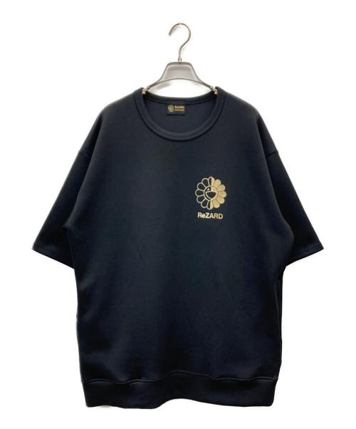 ReZARD（リザード）ReZARD (リザード) 村上隆 (ムラカミタカシ) HIKARU (ヒカル) HIKARU Large Flower Short sleeve Sweatshirts ブラック サイズ:Mの古着・服飾アイテム