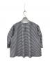 UNITED ARROWS TOKYO (ユナイテッドアローズトウキョウ) コクーンスリーブ ボーダー Tシャツ グレー×ネイビー サイズ:-：5000円