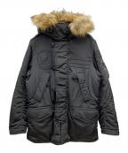 AVIREXアヴィレックス）の古着「タイガーシャークス N-3B ジャケット」｜ブラック