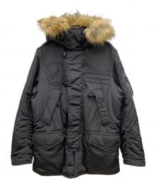 AVIREX（アヴィレックス）の古着「タイガーシャークス N-3B ジャケット」｜ブラック