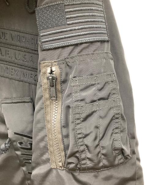 AVIREX（アヴィレックス）AVIREX (アヴィレックス) タイガーシャークス N-3B ジャケット ブラック サイズ:Lの古着・服飾アイテム