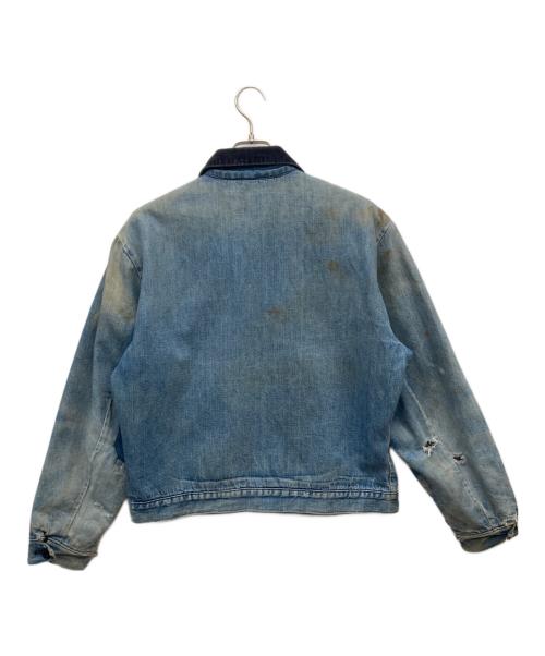 Wrangler（ラングラー）Wrangler (ラングラー) ブランケット裏地 デニムブルゾン インディゴ サイズ:42の古着・服飾アイテム