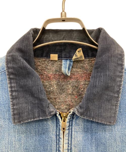 Wrangler（ラングラー）Wrangler (ラングラー) ブランケット裏地 デニムブルゾン インディゴ サイズ:42の古着・服飾アイテム