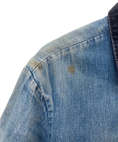 Wrangler（ラングラー）Wrangler (ラングラー) ブランケット裏地 デニムブルゾン インディゴ サイズ:42の古着・服飾アイテム