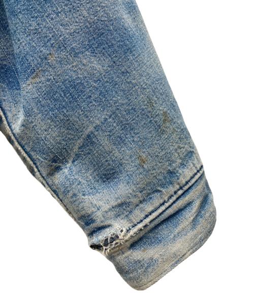 Wrangler（ラングラー）Wrangler (ラングラー) ブランケット裏地 デニムブルゾン インディゴ サイズ:42の古着・服飾アイテム