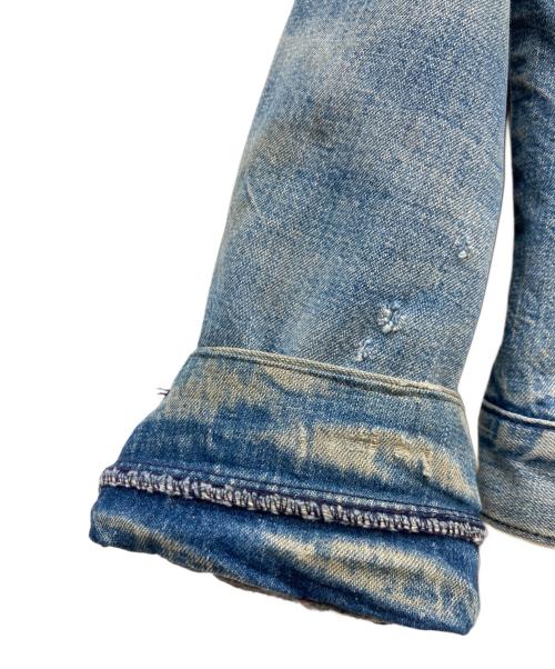 Wrangler（ラングラー）Wrangler (ラングラー) ブランケット裏地 デニムブルゾン インディゴ サイズ:42の古着・服飾アイテム
