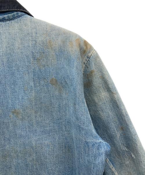 Wrangler（ラングラー）Wrangler (ラングラー) ブランケット裏地 デニムブルゾン インディゴ サイズ:42の古着・服飾アイテム