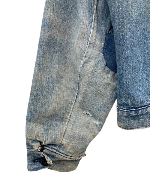 Wrangler（ラングラー）Wrangler (ラングラー) ブランケット裏地 デニムブルゾン インディゴ サイズ:42の古着・服飾アイテム