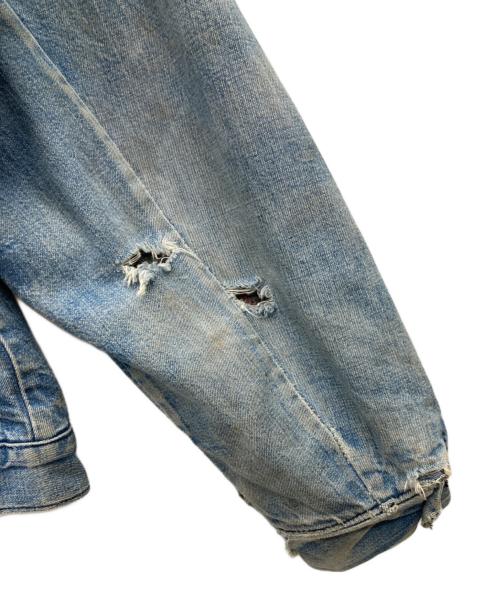 Wrangler（ラングラー）Wrangler (ラングラー) ブランケット裏地 デニムブルゾン インディゴ サイズ:42の古着・服飾アイテム