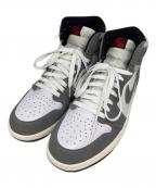 NIKEナイキ）の古着「Air Jordan 1 Retro High OG」｜グレー×ホワイト