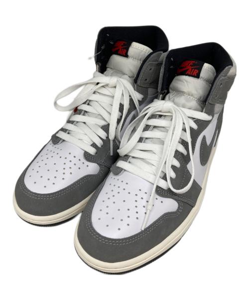 NIKE（ナイキ）NIKE (ナイキ) Air Jordan 1 Retro High OG グレー×ホワイト サイズ:27.0㎝ 未使用品の古着・服飾アイテム