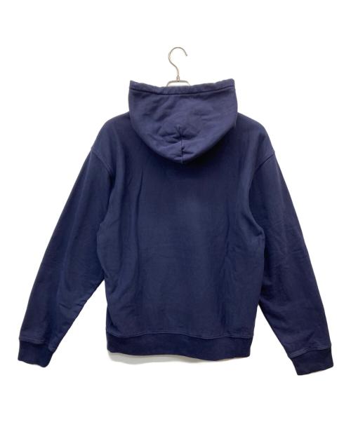 stussy（ステューシー）stussy (ステューシー) STOCK LOGO HOODIE ネイビー サイズ:XLの古着・服飾アイテム