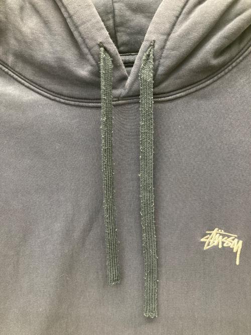 stussy（ステューシー）stussy (ステューシー) STOCK LOGO HOODIE ネイビー サイズ:XLの古着・服飾アイテム