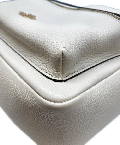 COACH（コーチ）COACH (コーチ) チャーリー ペブルドレザー ミニ リュックサック アイボリーの古着・服飾アイテム
