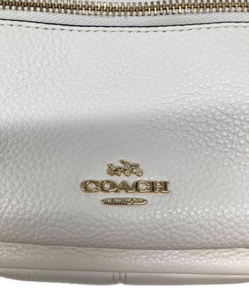 COACH（コーチ）COACH (コーチ) チャーリー ペブルドレザー ミニ リュックサック アイボリーの古着・服飾アイテム
