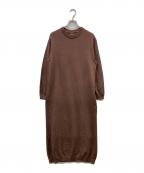 babaaババ）の古着「ニットワンピース」｜ブラウン