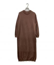 babaa（ババ）の古着「ニットワンピース」｜ブラウン
