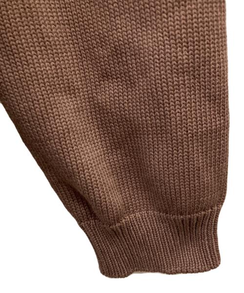 babaa（ババ）babaa (ババ) ニットワンピース ブラウン サイズ:FREEの古着・服飾アイテム