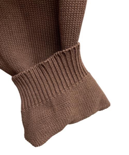 babaa（ババ）babaa (ババ) ニットワンピース ブラウン サイズ:FREEの古着・服飾アイテム