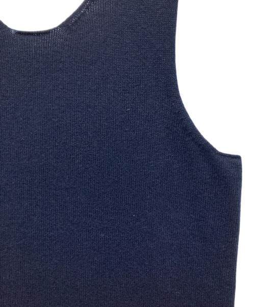 babaa（ババ）babaa (ババ) カシミヤノースリーブニットワンピース ネイビー サイズ:FREEの古着・服飾アイテム