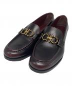 Salvatore Ferragamoサルヴァトーレ フェラガモ）の古着「ROLO ガンチーニビットローファー」｜バーガンディー
