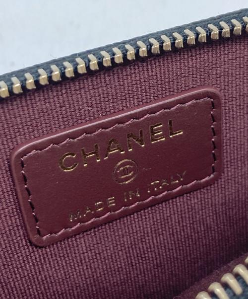 CHANEL（シャネル）CHANEL (シャネル) タイムレスクラシック マトラッセ コイン/カードケース ブラックの古着・服飾アイテム
