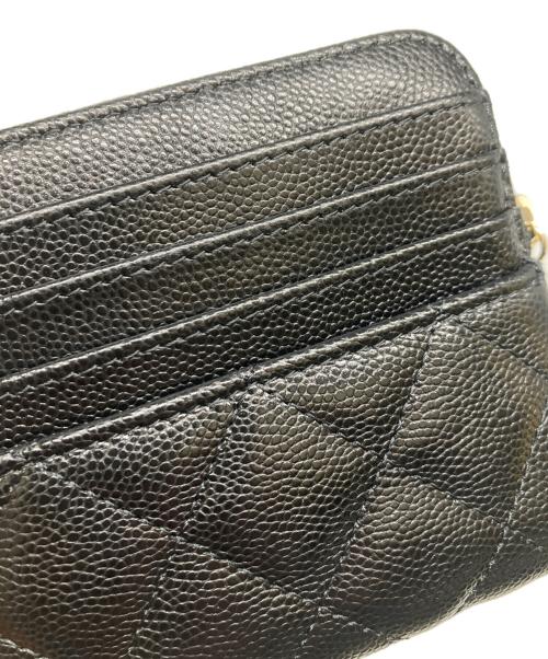 CHANEL（シャネル）CHANEL (シャネル) タイムレスクラシック マトラッセ コイン/カードケース ブラックの古着・服飾アイテム