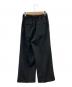 FRAMeWORK (フレームワーク) ウォッシャブルTWタックワイドパンツ ブラック サイズ:SIZE L：6000円