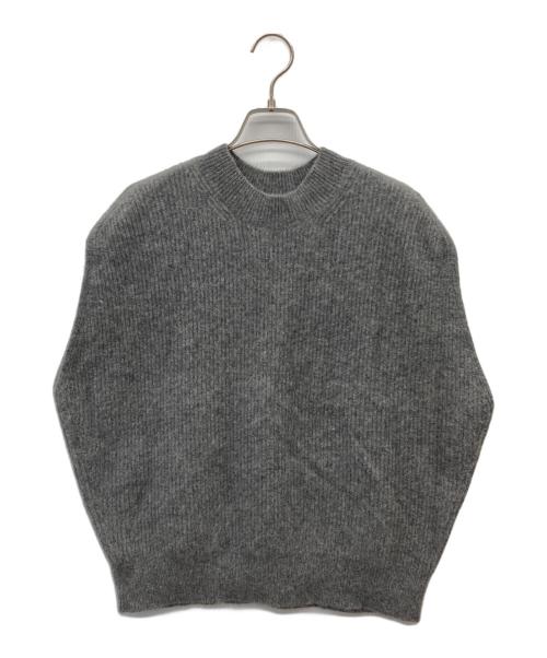 AP STUDIO（エーピーストゥディオ）AP STUDIO (エーピーストゥディオ) crew neck fur vest グレー サイズ:FREEの古着・服飾アイテム