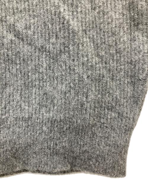 AP STUDIO（エーピーストゥディオ）AP STUDIO (エーピーストゥディオ) crew neck fur vest グレー サイズ:FREEの古着・服飾アイテム