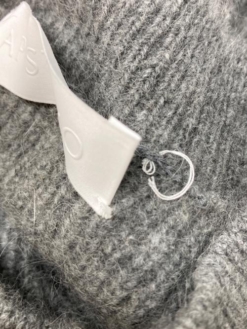 AP STUDIO（エーピーストゥディオ）AP STUDIO (エーピーストゥディオ) crew neck fur vest グレー サイズ:FREEの古着・服飾アイテム