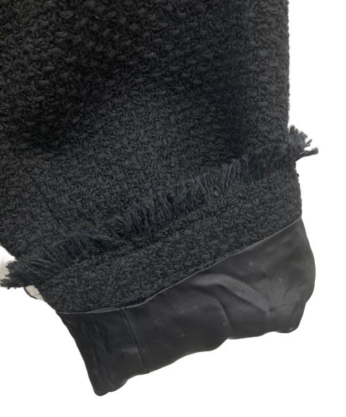 journal standard L'essage（ジャーナルスタンダード レサージュ）journal standard L'essage (ジャーナルスタンダード レサージュ) GIOLICAツイードBIGジャケット ブラック サイズ:FREEの古着・服飾アイテム