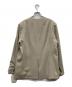 IENA (イエナ) ＆NAVY ノーカラーツイードジャケット ベージュ サイズ:38 未使用品：16000円