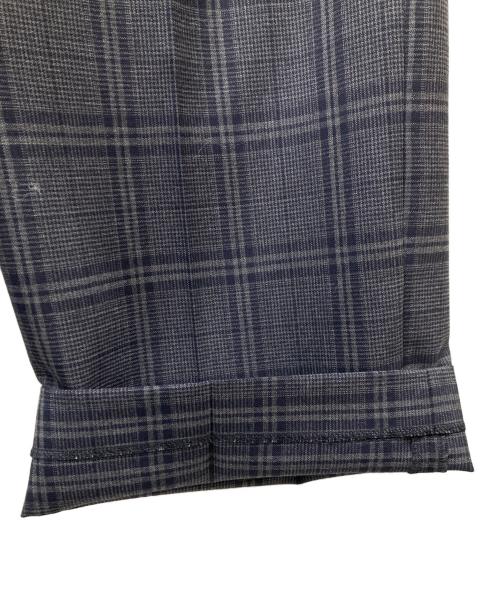 FRAMeWORK（フレームワーク）FRAMeWORK (フレームワーク) グレンチェックストレートパンツ ネイビー サイズ:40 未使用品の古着・服飾アイテム